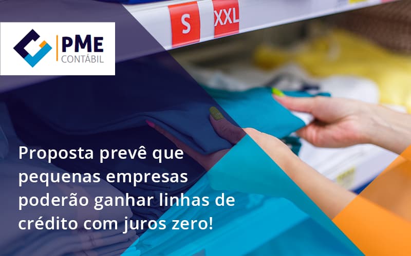 Proposta Prevê Que Pequenas Empresas Poderão Ganhar Linhas De Crédito Com Juros Zero! Pme - PME Contábil - Contabilidade em São Paulo