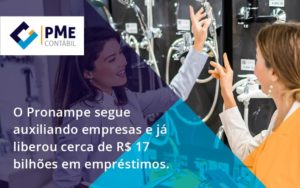 O Pronampe Segue Auxiliando Empresas E Já Liberou Cerca De R$ 17 Bilhões Em Empréstimos. Saiba Mais Pme - PME Contábil - Contabilidade em São Paulo
