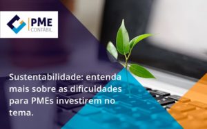 Sustentabilidade Pme - PME Contábil - Contabilidade em São Paulo